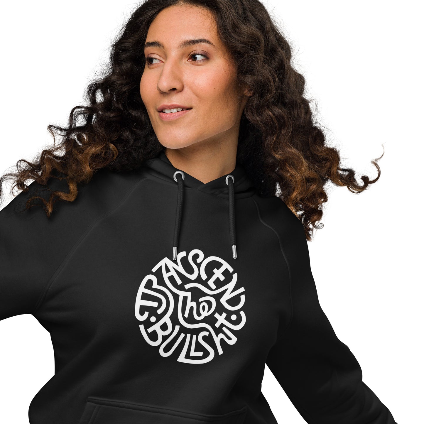 Transcend the Bullshit Unisex Heavy Weave Hoodie