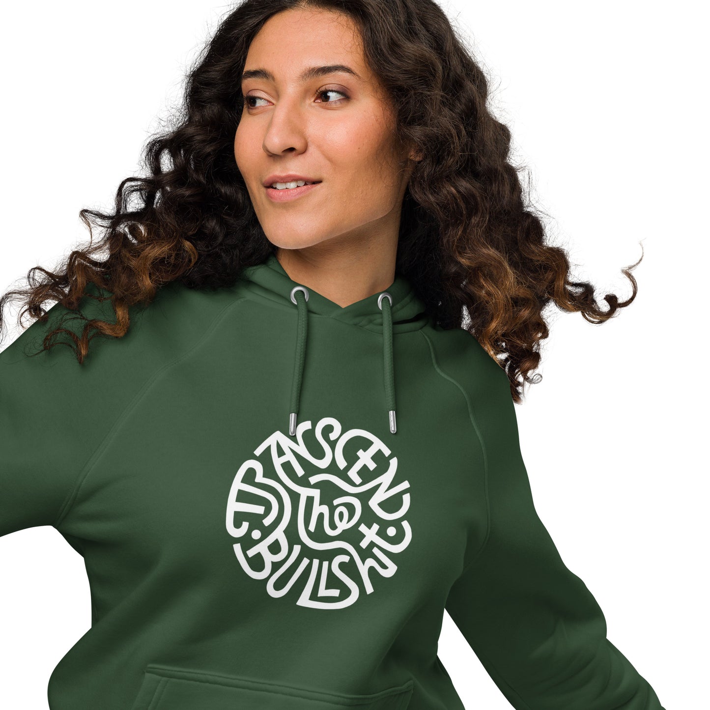 Transcend the Bullshit Unisex Heavy Weave Hoodie