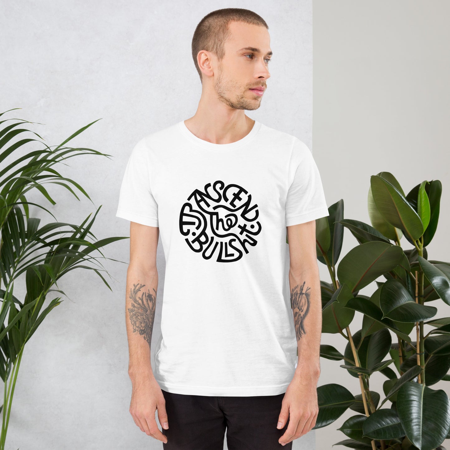 Transcend the Bullshit Unisex Lightweight Tee